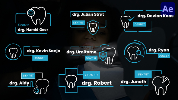 Dentist Titles | After Effect