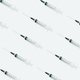 Seamless pattern with medical syringe and needle on light background - PhotoDune Item for Sale