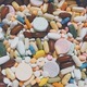 A mixture of pills, medicine, tablets, capsules, vitamins, supplements, and prescription meds - PhotoDune Item for Sale
