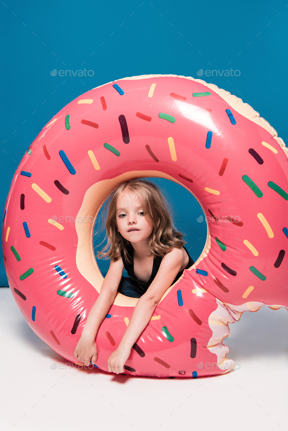 Inflatable clearance doughnut sitting