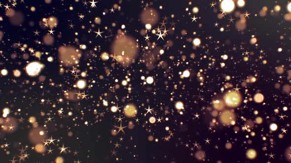 Sparkling Particles And Stars Loop alt
