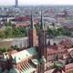 Wroclaw Cathedral aerial panoramic view - VideoHive Item for Sale