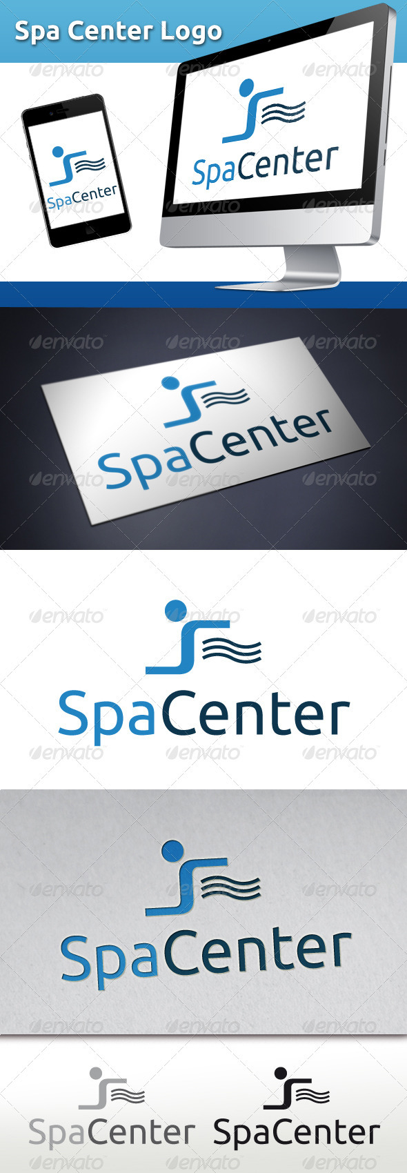 Spa Center Logo - Humans Logo Templates
