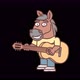 Horse Playing Guitar - VideoHive Item for Sale