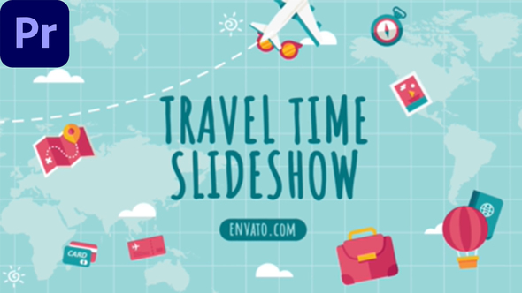 Travel Time Slideshow |MOGRT|
