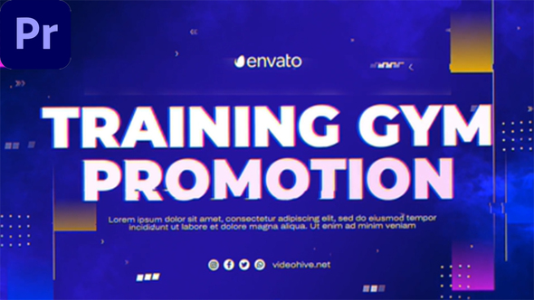 Training Gym Promo |MOGRT|