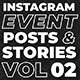Instagram Event Posts and Stories. Vol 2 - VideoHive Item for Sale