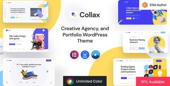 Collax – Creative Agency WordPress Theme