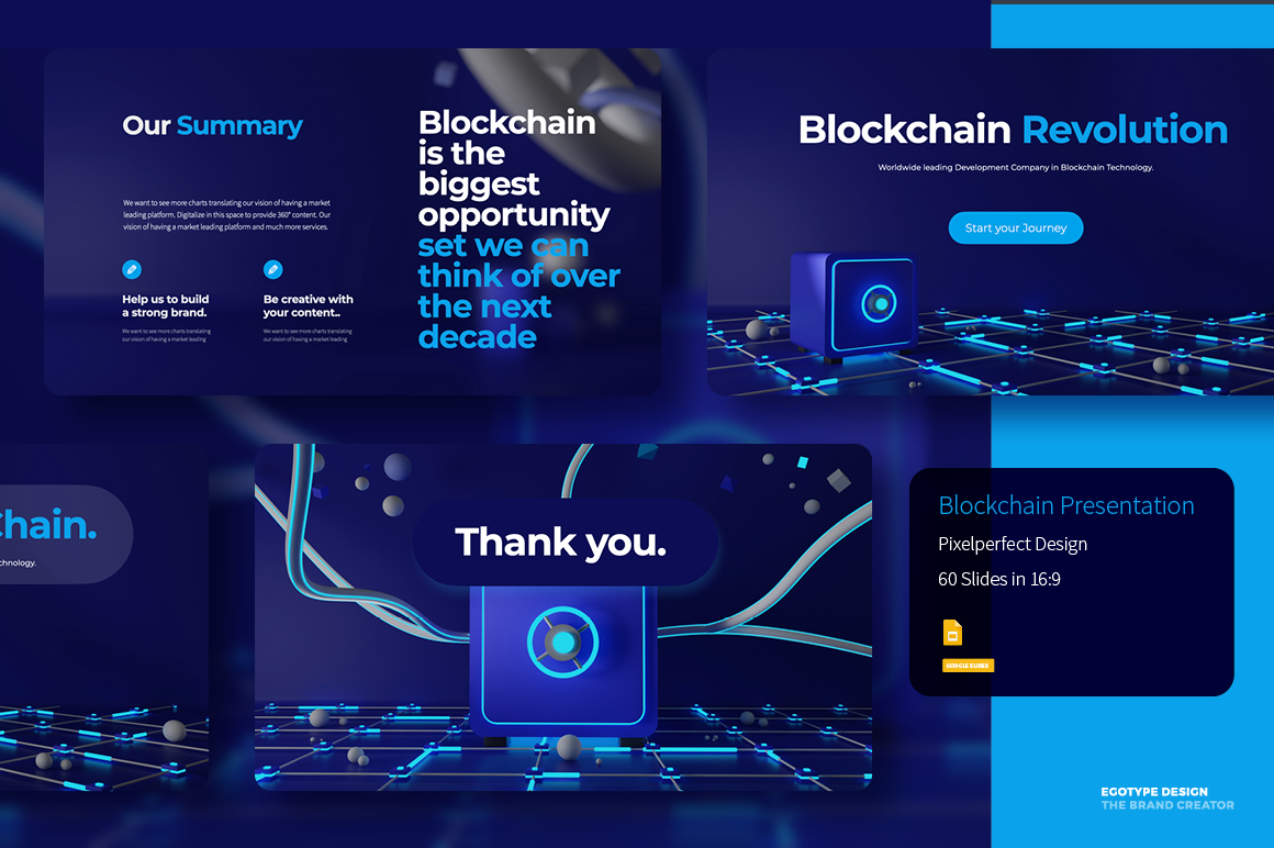 Blockchain Google Slides Template, Presentation Templates | GraphicRiver