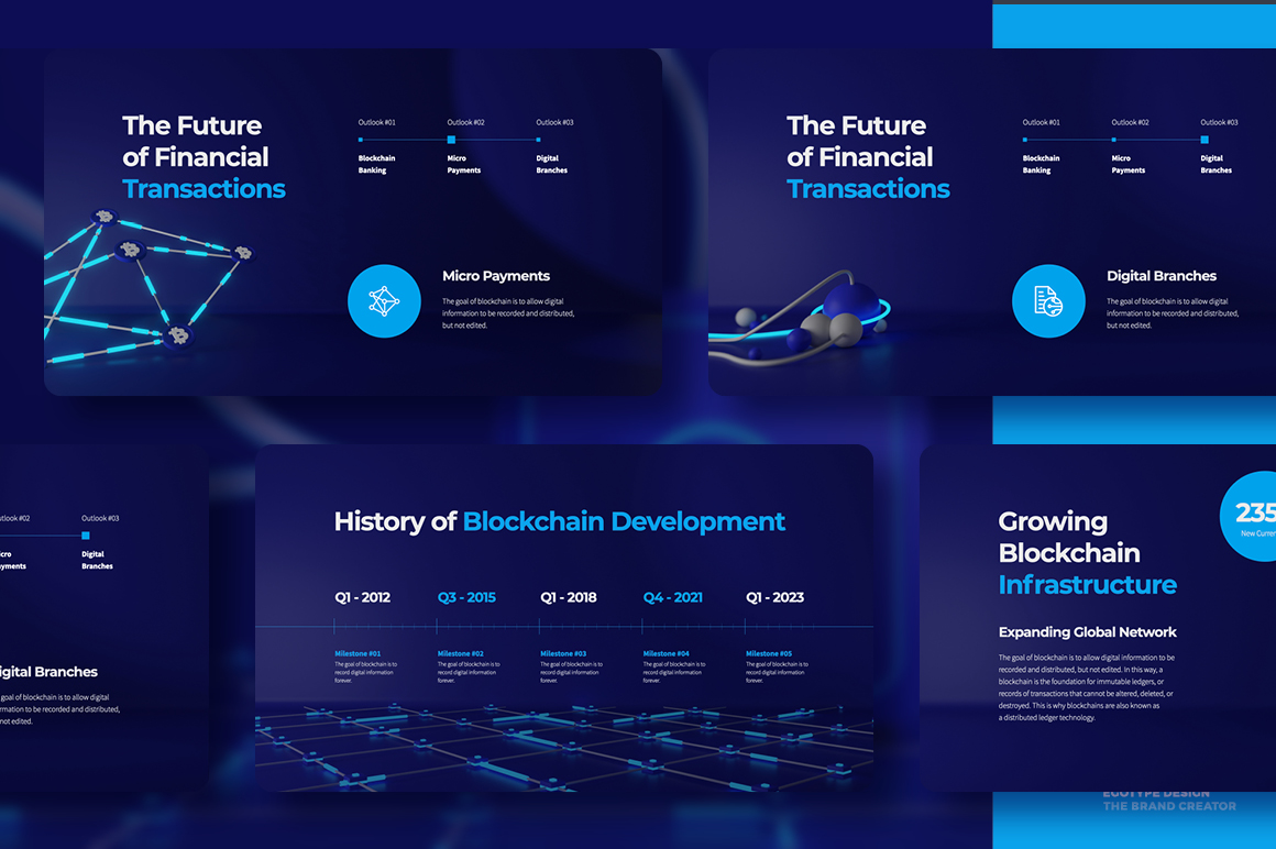 Blockchain Google Slides Template, Presentation Templates | GraphicRiver