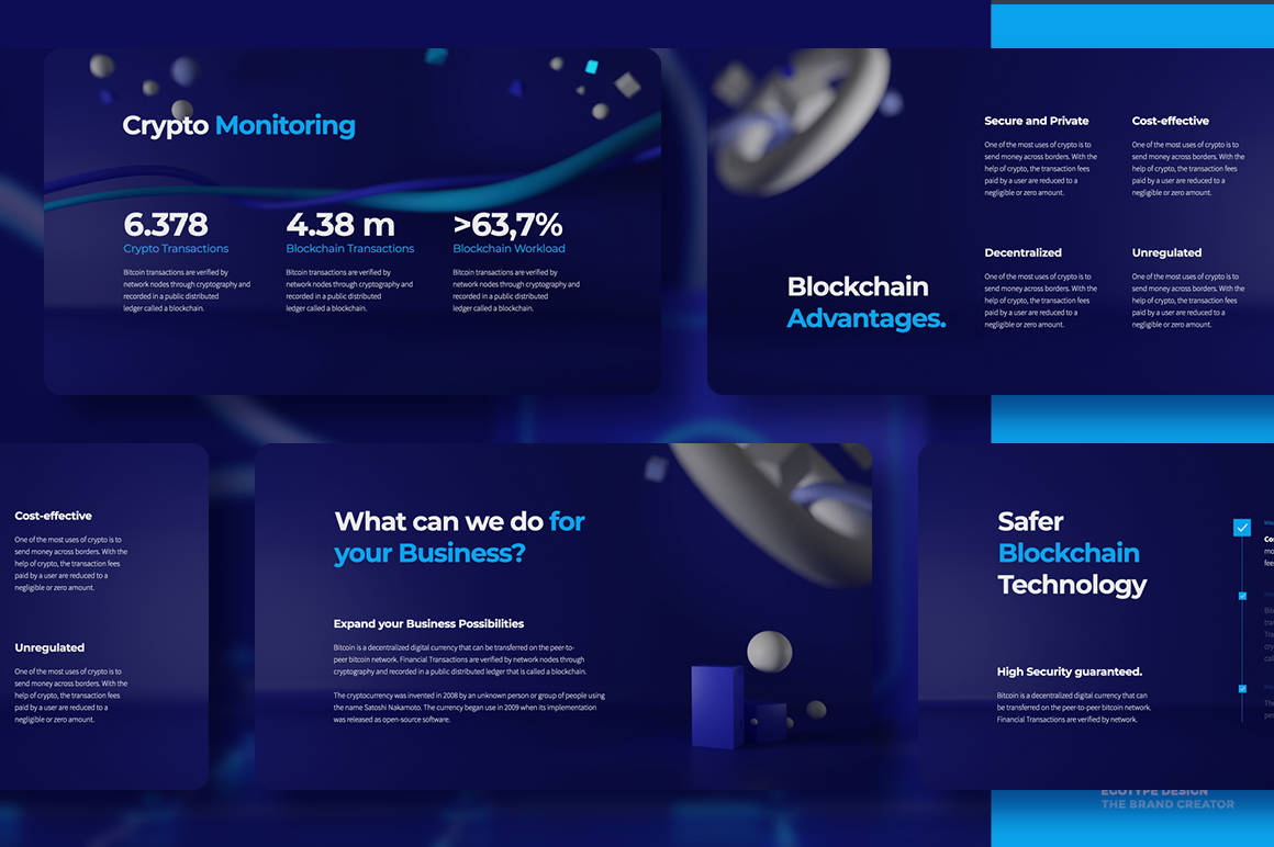 Blockchain Google Slides Template, Presentation Templates | GraphicRiver