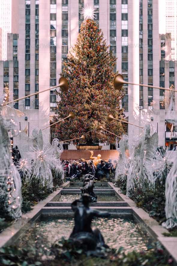 Christmas lights new york rockefeller centre