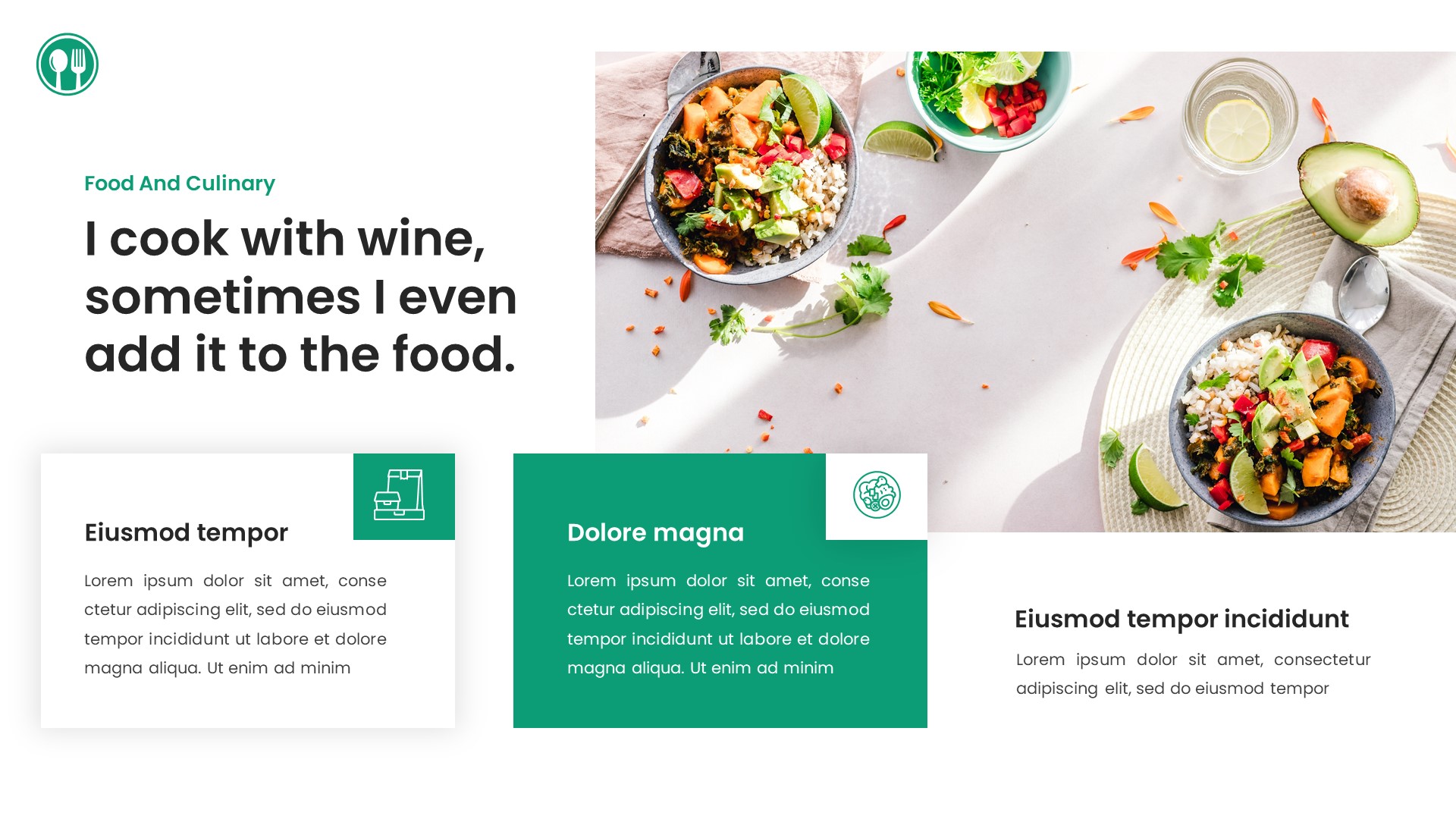 FASTFOOD - Food And Culinary Google Slides Template, Presentation Templates