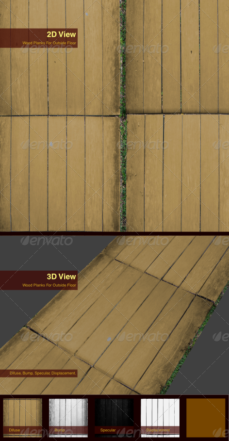 Wood Planks For - 3Docean 372023