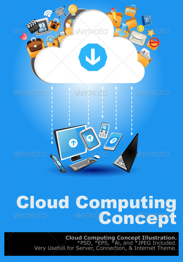 Cloud Computing Concept - Computers Technology