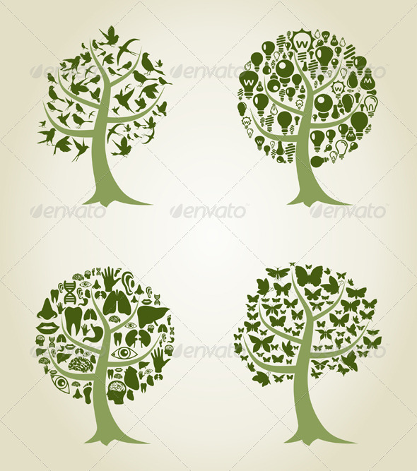 Collection of Trees 5 - Flowers & Plants Nature