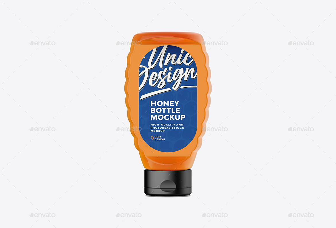 Honey Bottle Mockup, Graphics GraphicRiver
