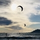 Kite surfers at Cannes sunset  - PhotoDune Item for Sale
