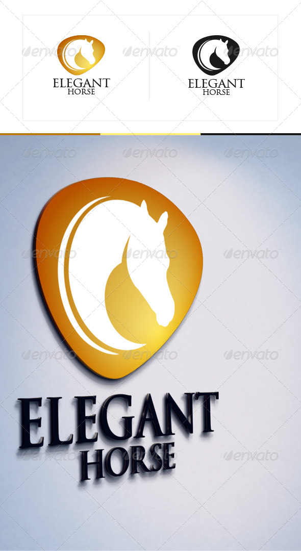 Elegant Horse - Animals Logo Templates