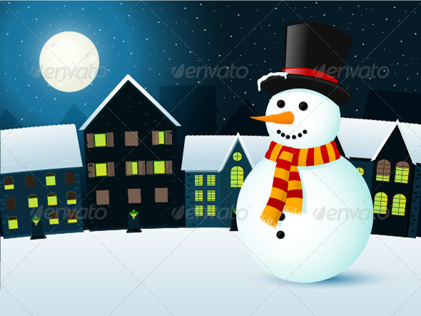 Winter Town - Seasons/Holidays Conceptual