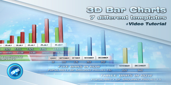 3D Bar Chart Templates