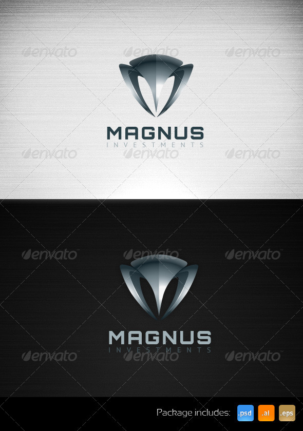Magnus Investment Business Logo Template - Letters Logo Templates