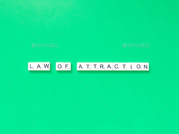 law of attraction  - Stock Photo - Images