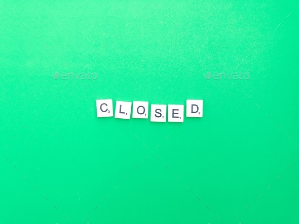 Closed - Stock Photo - Images