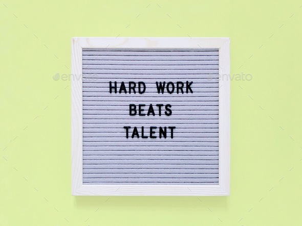 Hard work VS Talent