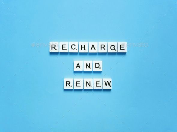 Recharge and renew. - Stock Photo - Images