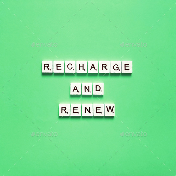 Recharge and renew. - Stock Photo - Images