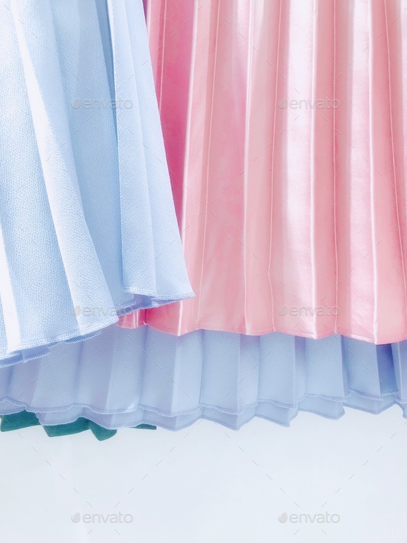 Pleated skirts - Stock Photo - Images