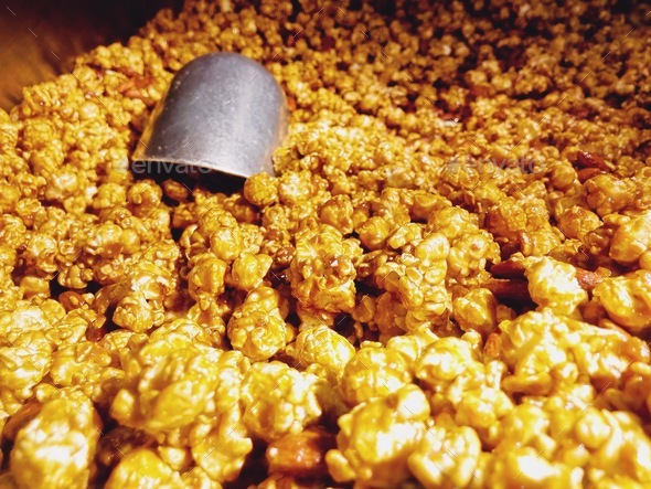 Yummy caramel popcorns
