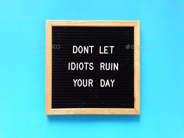 Humor and good mood quote - Stock Photo - Images