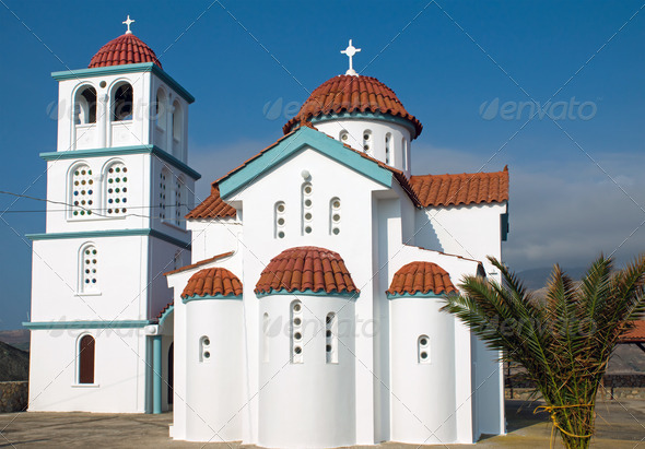 Church on Crete island - Stock Photo - Images