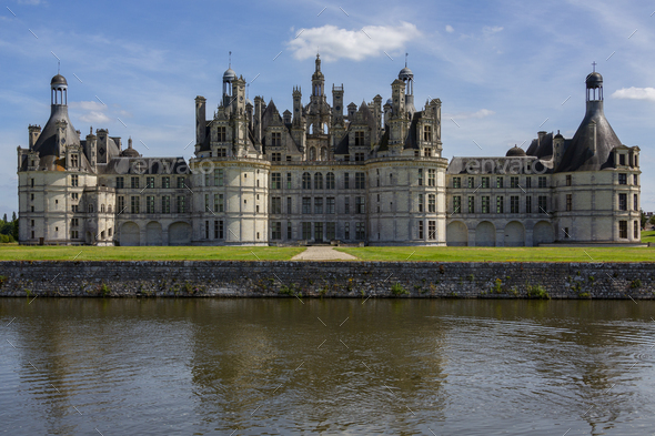 Chateau De Chambord - Loire Valley - France Stock Photo By 