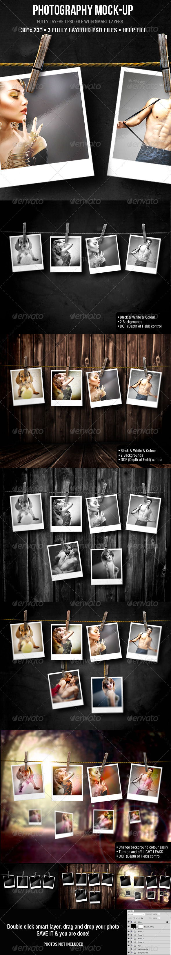 Photography Mock-up - Miscellaneous Photo Templates