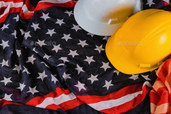 Labor Day is a federal holiday of United States America top view with copy space for use and design
