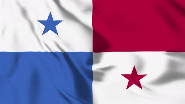 4K Panama Flag - Loopable
