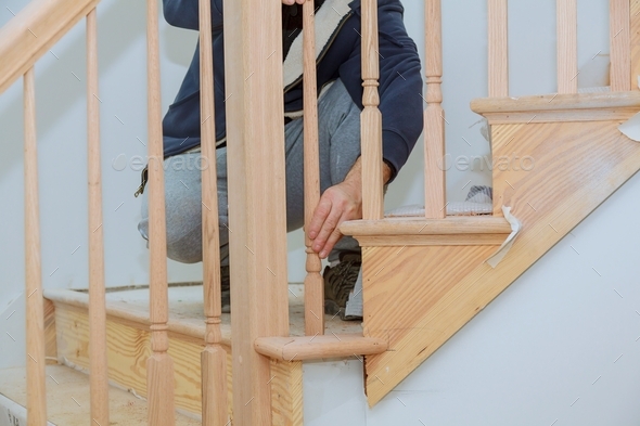 How to Install Stair Railing Kit Installation for wooden railing for stairs