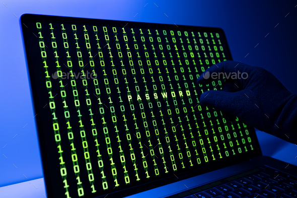 Stealing password concept - Stock Photo - Images