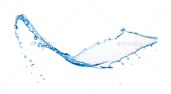 Water, splash, streams, texture, motion - Stock Photo - Images