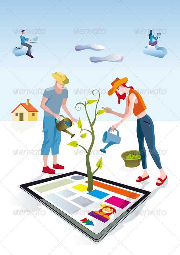 Digital Tablet Gardeners - Computers Technology