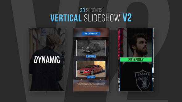 Vertical Slideshow v2 | Premiere Pro