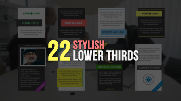 22 Stylish Lower Thirds