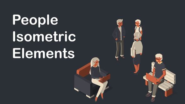 People Isometric Elements