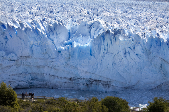 The Perito Moreno Glacier is a glacier located in the Los Glaciares National Park in the southwest - Stock Photo - Images
