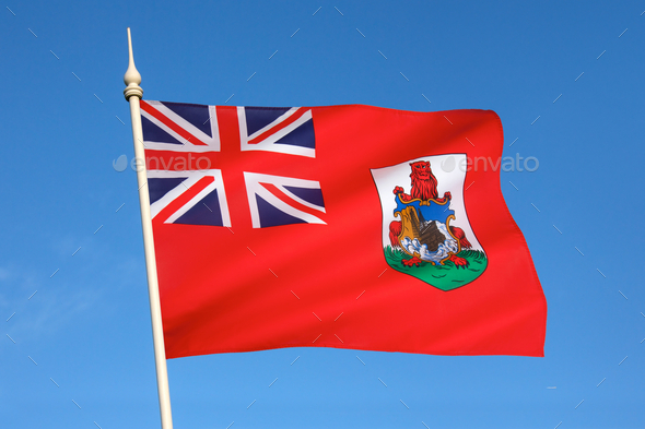 National flag of the Caribbean Island of Bermuda