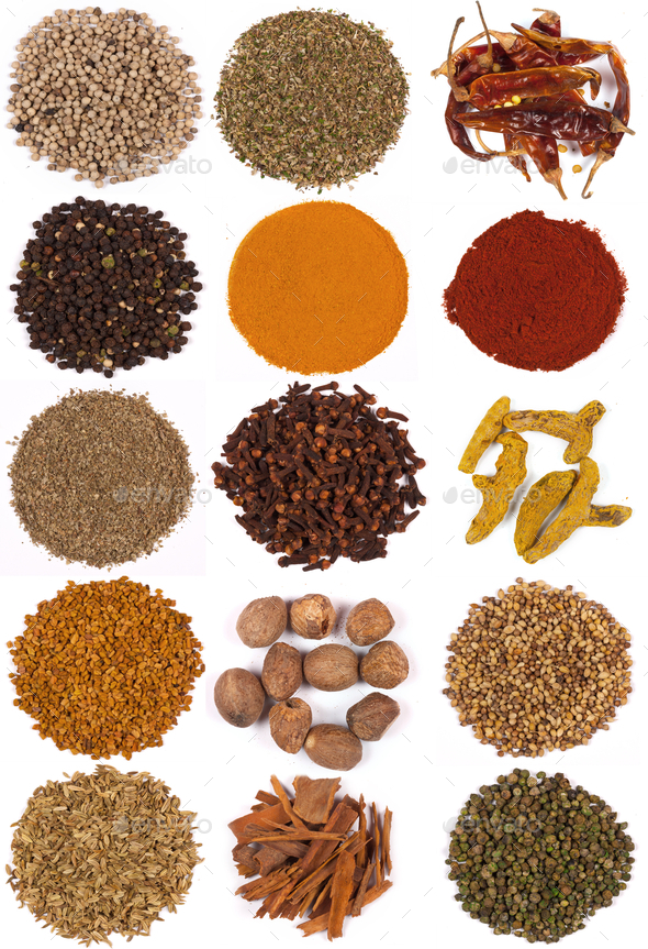 Dried herbs and spices Stock Photo by SteveAllenPhoto999 | PhotoDune