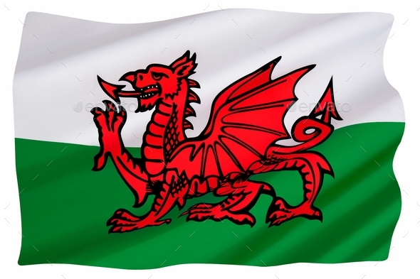 Welsh Flag - Flag of Wales